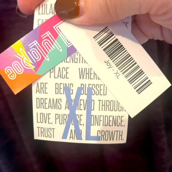 NWT Lularoe Joy long vest - XL - Picture 4 of 5